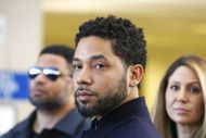 Jussie Smollett in court in 2019 (Image via Getty)